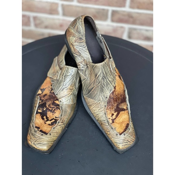 Zota Leopard Print Men's Shoes S-11 - Picture 1 of 9